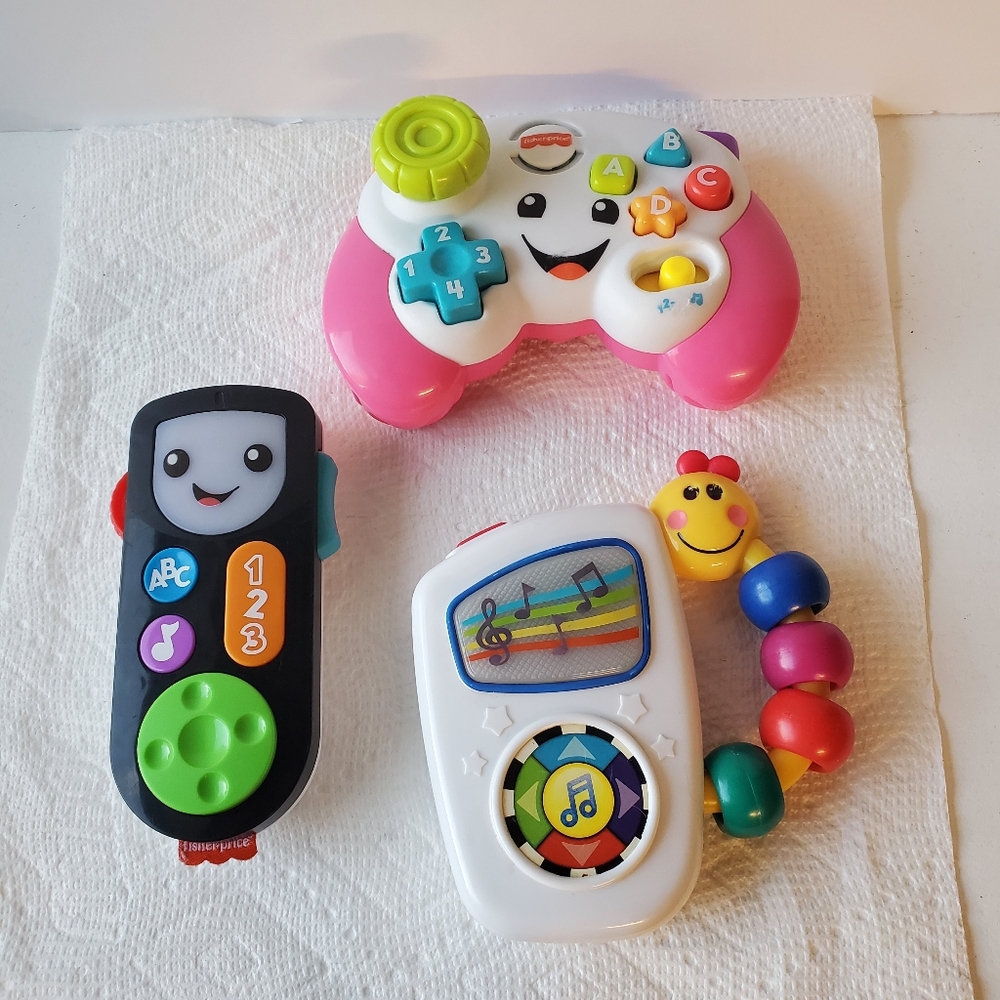3  for $30 Infant toys Fishet Price and Baby Einstein. BATTERY OPERATED WORKING.